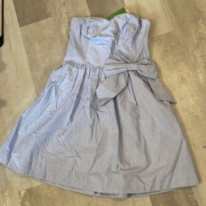 Seersucker lily dress